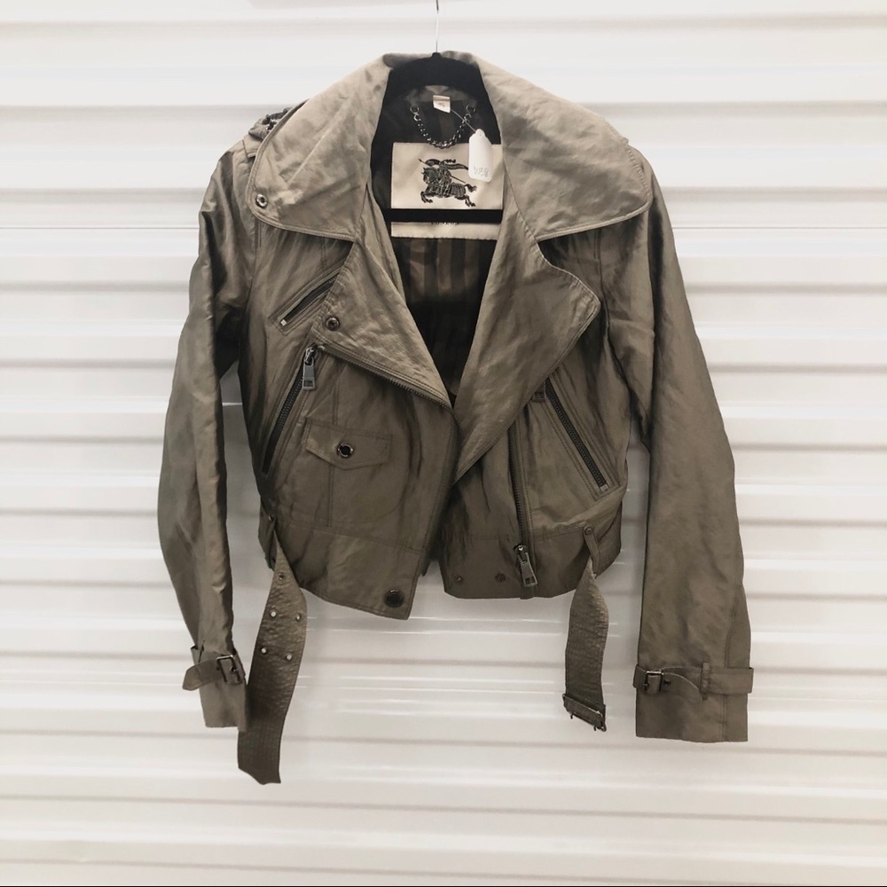 Burberry Prorsum Moto Jacket Retractable Hood - Picture 5 of 16